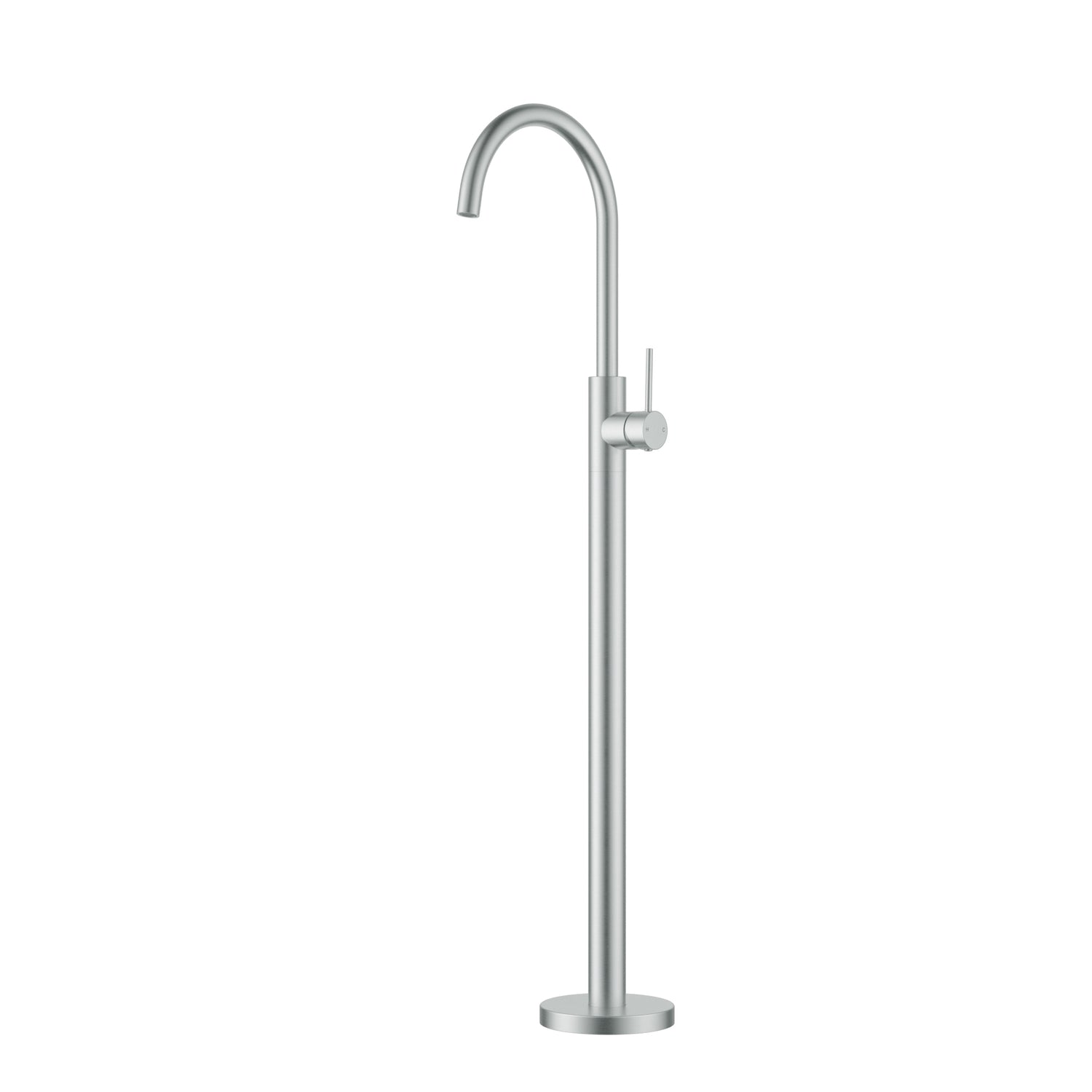 Otus Slimline Free Standing Bath Mixer Stainless Steel
