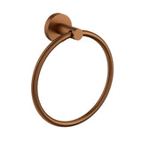 Otus Slimline SS304 Towel Ring-Brushed copper