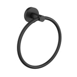 Otus Slimline SS304 Towel Ring (Matte Black)