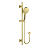 Otus Slimline Sliding Shower Set Brushed Gold
