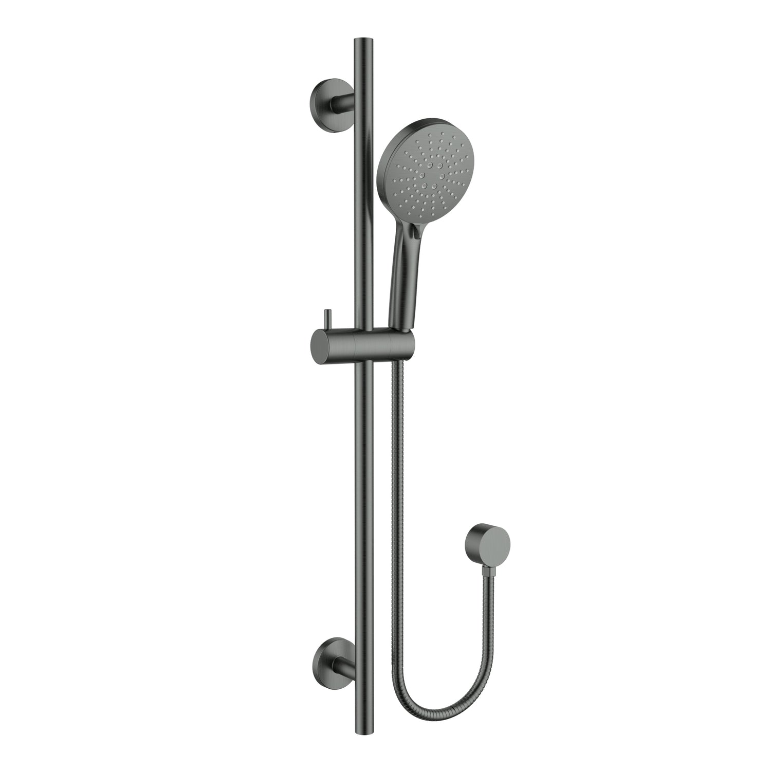 Otus Slimline Sliding Shower Set  Brushed Gun Metal