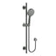 Otus Slimline Sliding Shower Set  Brushed Gun Metal