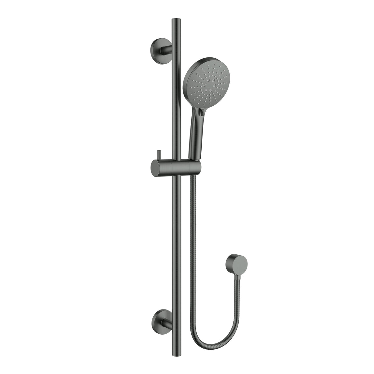 Otus Slimline Sliding Shower Set  Brushed Gun Metal