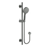 Otus Slimline Sliding Shower Set  Brushed Gun Metal