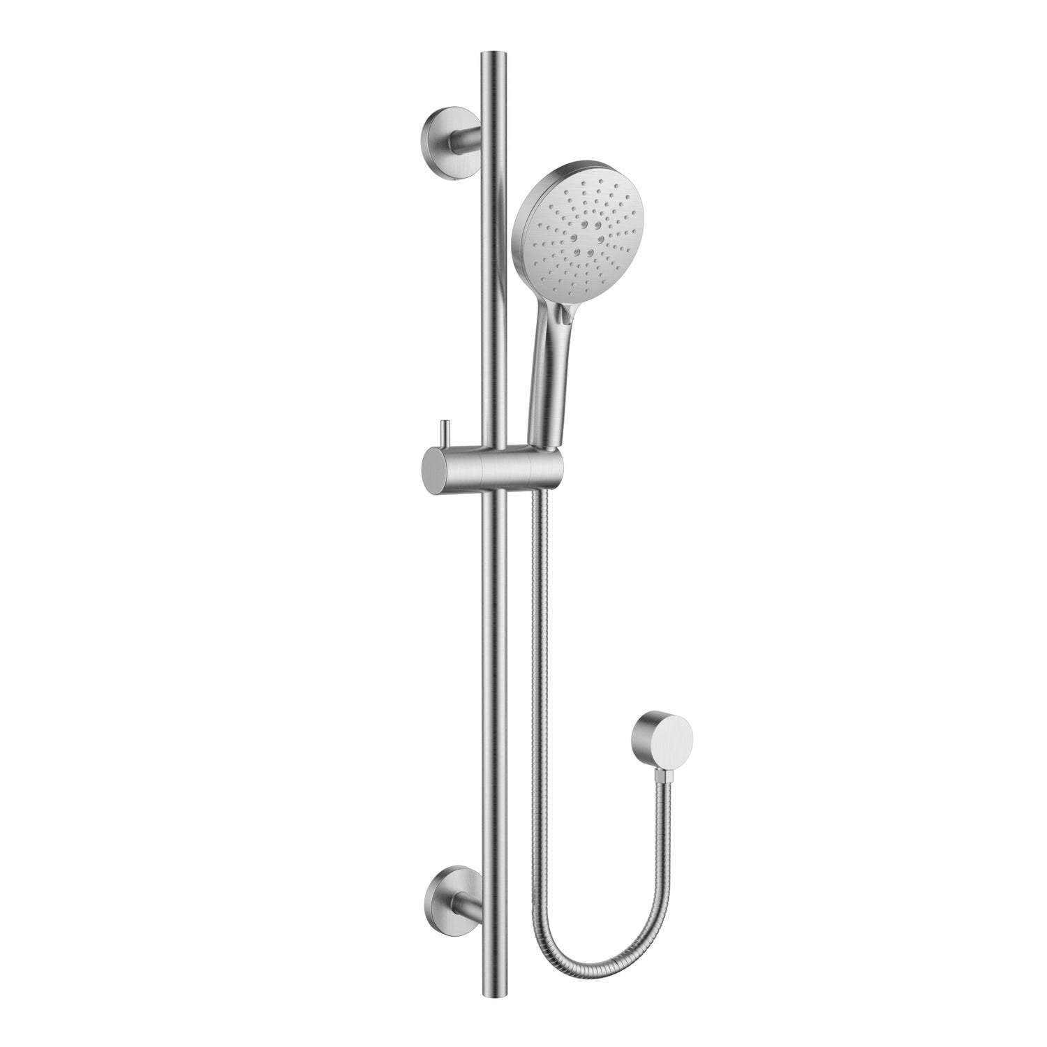 Otus Slimline Sliding Shower Set Brushed Nickel