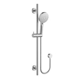 Otus Slimline Sliding Shower Set Brushed Nickel