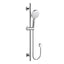 Otus Slimline Sliding Shower Set Chrome