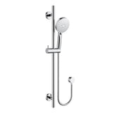 Otus Slimline Sliding Shower Set Chrome