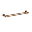 Otus Slimline Towel Rail Double 600mm Brushed Copper