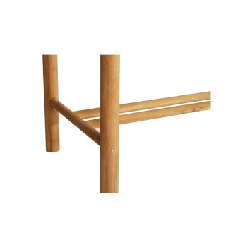 Outpost Margot Teak Bar Table _ (Slatted Top) - 1.1m