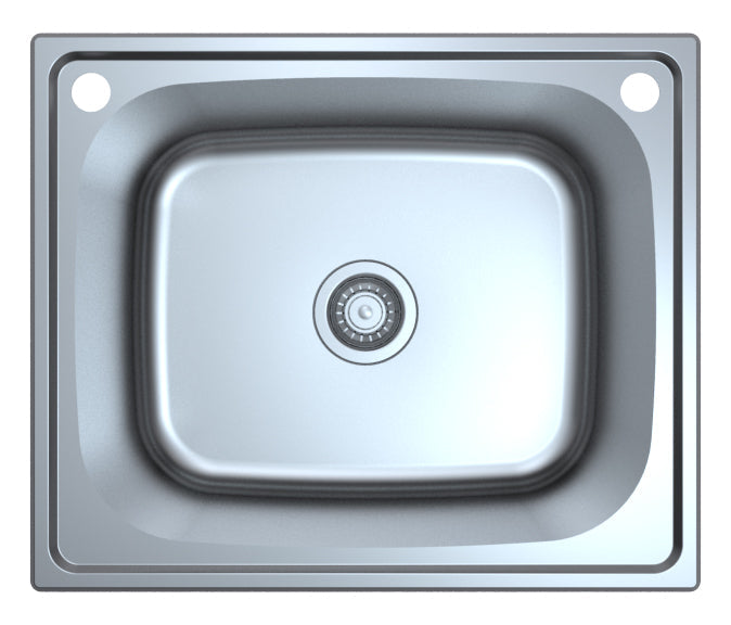 Otus Drop-in Chrome Laundry Sink (600x500x250)
