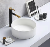 POSEIDON Matte White Ceramic Basin (Round: 301x301x107)