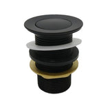 Pop Up Waste with Non-Overflow Matte Black