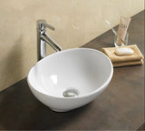 POSEIDON Gloss White Basin (Round: 405x330x140)