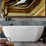 PALERMO Freestanding Bathtub Overflow 1650mm/1750mm