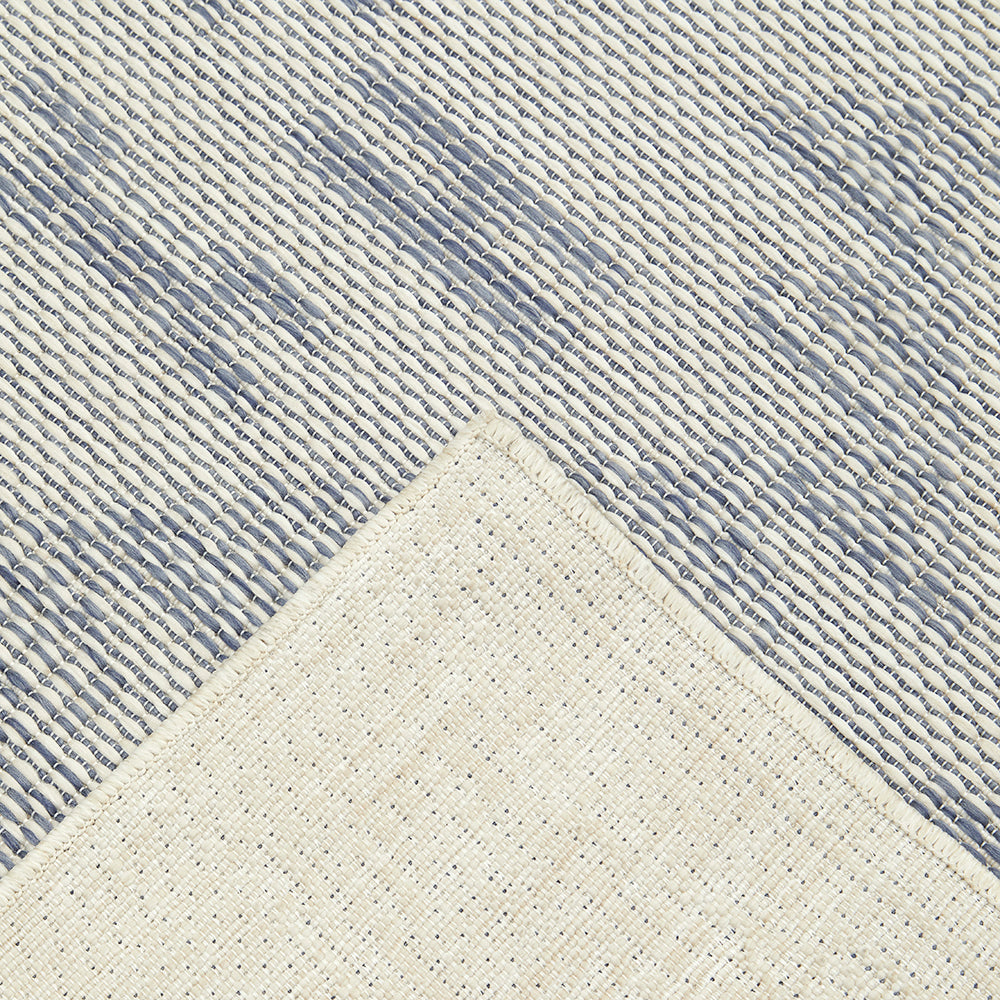 Patio Kuza Blue Runner Rug