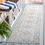 Patio Kuza Grey Runner Rug