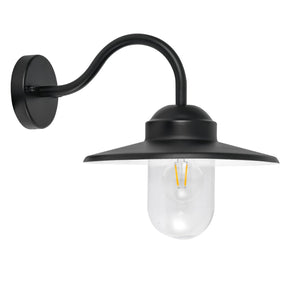 PAYONG: Exterior Sun Hat Shape with Clear Glass Wall Lights IP44
