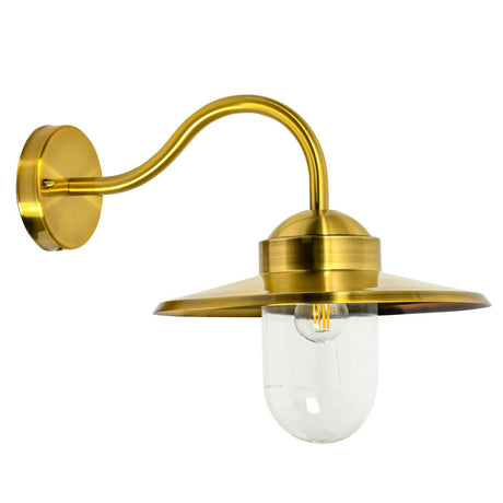 PAYONG: Exterior Sun Hat Shape with Clear Glass Wall Lights IP44