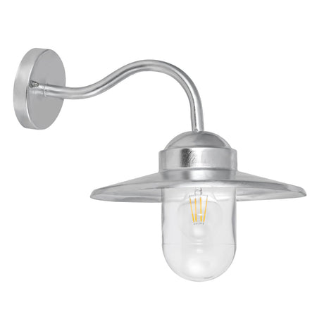 PAYONG: Exterior Sun Hat Shape with Clear Glass Wall Lights IP44