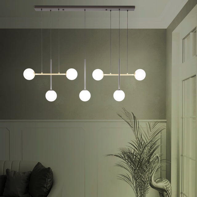 PAZ Pendant Light 7x40W - Brushed Brass