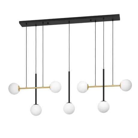PAZ Pendant Light 7x40W - Brushed Brass