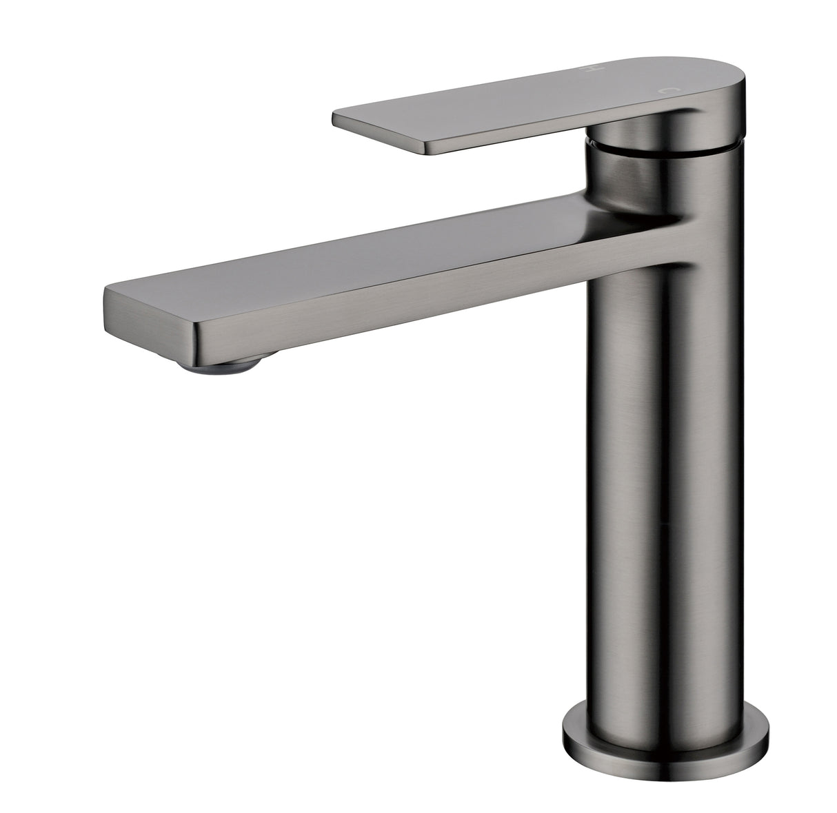 Ruki Basin Mixer - Brushed Gun Metal