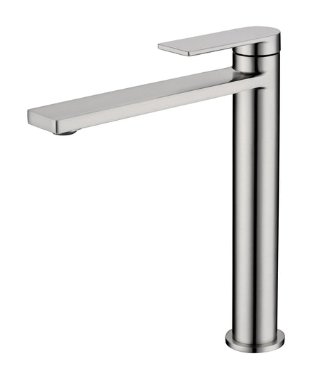 Ruki High Rise Basin Mixer - Brushed Nickel