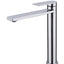 Ruki High Rise Basin Mixer - Chrome