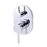Otus Wall Mixer With Diverter - Chrome