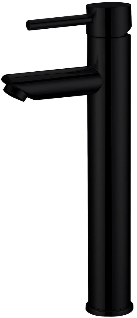 Otus Pin Handle High Rise Basin Mixer - Matte Black
