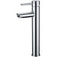 Otus Pin Handle High Rise Basin Mixer - Chrome