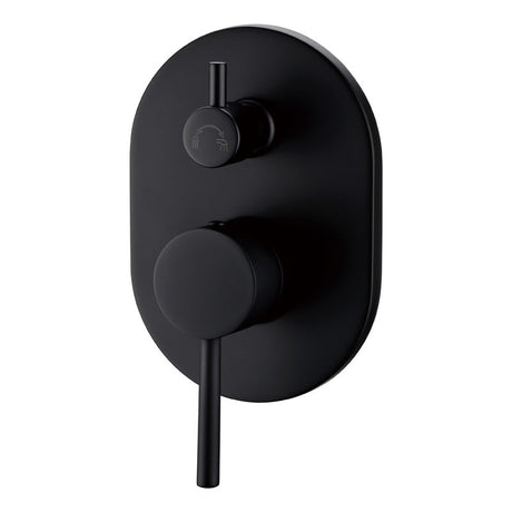 Otus Wall Mixer With Diverter - Matte Black