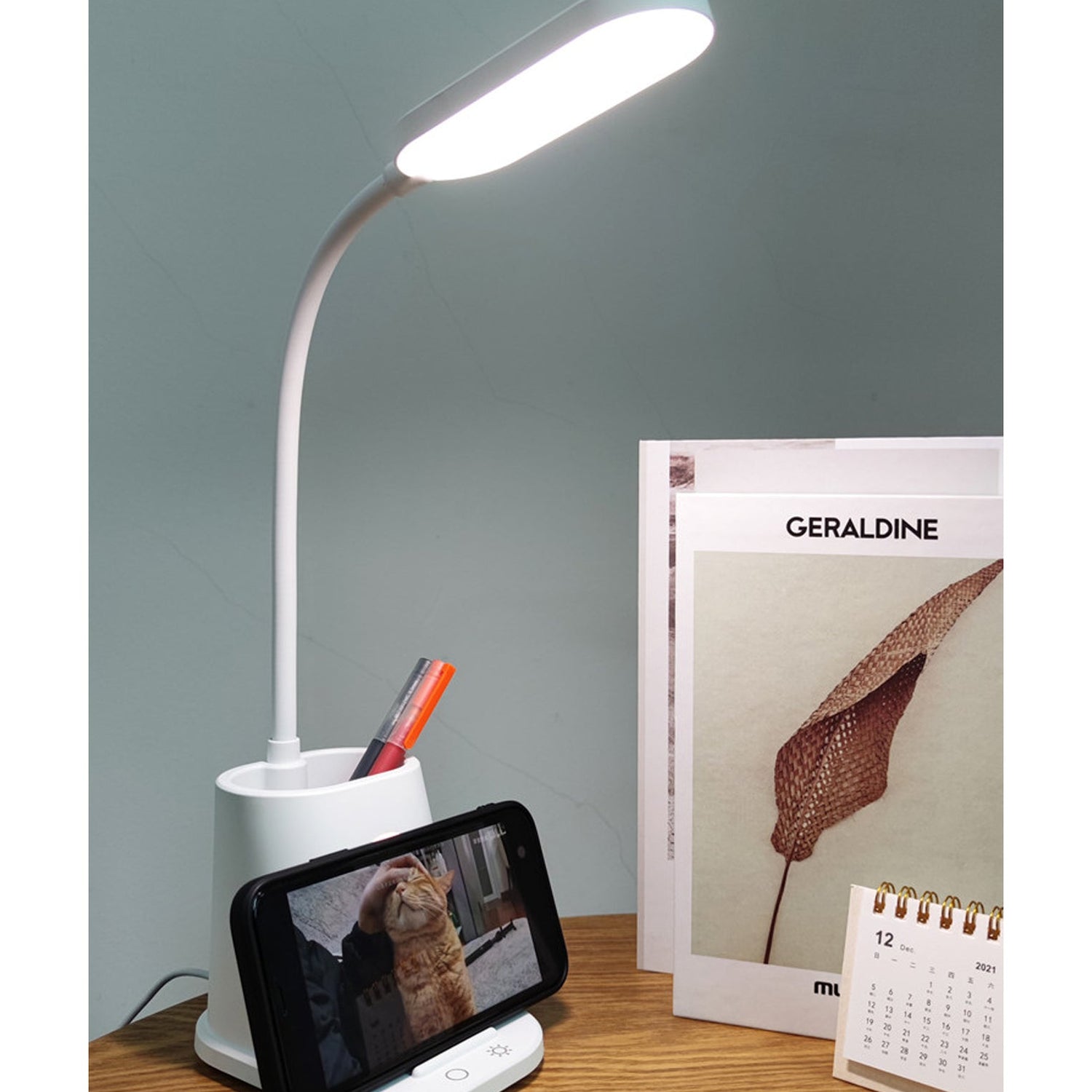 PENMATE: LED Rechargeable Portable Functional Touch Table Lamp