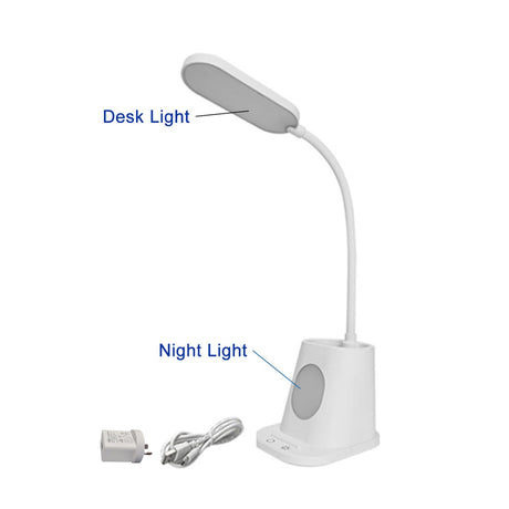 PENMATE: LED Rechargeable Portable Functional Touch Table Lamp