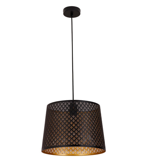 PENSHADE: Interior Slanted with Geometry Pattern Laser Cut Pendant Lights (Black/ White)