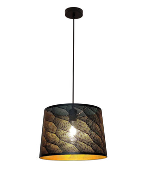 PENSHADE: Interior Slanted with Honeycomb Pattern Laser Cut Pendant Lights (Black/ White)