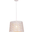 PENSHADE: Interior Slanted with Honeycomb Pattern Laser Cut Pendant Lights (Black/ White)