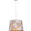 PENSHADE: Interior Slanted with Maple Leaf Pattern Laser Cut Pendant Lights (Black/ White)