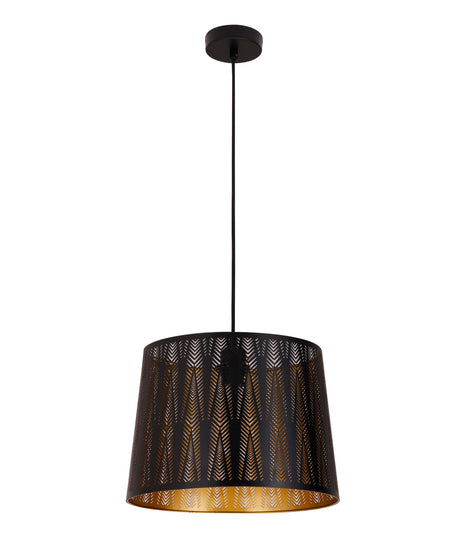 PENSHADE: Interior Slanted with Vector Pattern Laser Cut Pendant Lights (Black/ White)