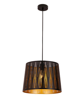 PENSHADE: Interior Slanted with Vector Pattern Laser Cut Pendant Lights (Black/ White)