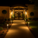 PHARE: GU10 Surface Mounted Titanium Anti Glare Bollard Light IP54