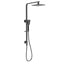 Eden Square Multi-function Shower Set - Matte Black