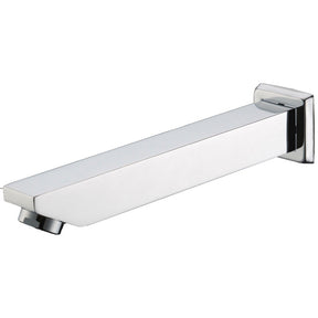 Yale Square Bath Spout 160mm - Chrome
