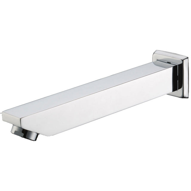 Yale Square Bath Spout 160mm - Chrome