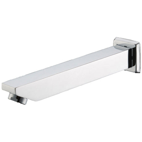 Yale Square Bath Spout 200mm - Chrome