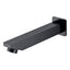 Yale Square Bath Spout 160mm - Matte Black