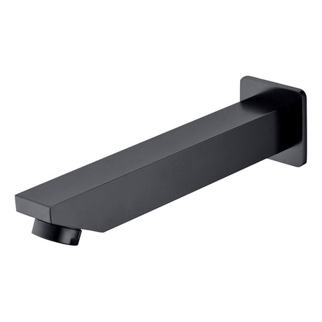 Yale Square Bath Spout 160mm - Matte Black