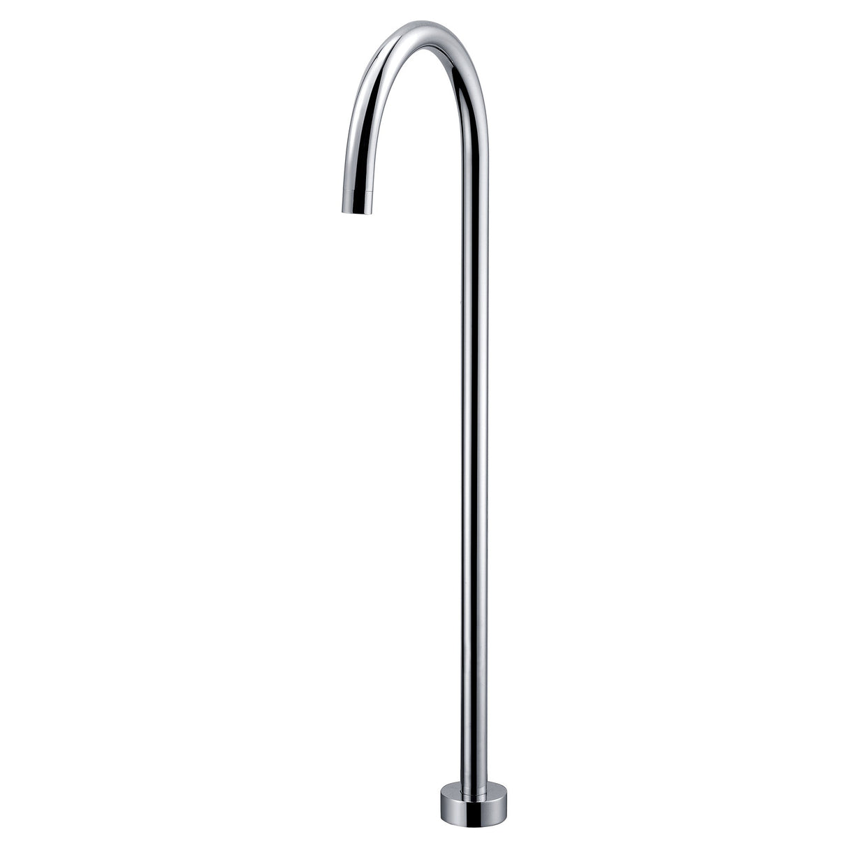 Yale Round Floor-mounted Bath Spout (Chrome)