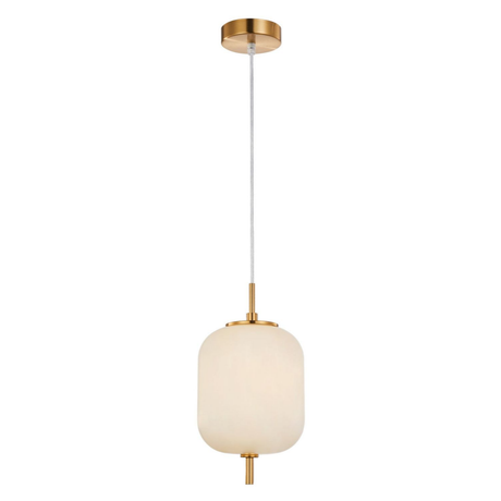 PINO: Interior Opal Matte / Smokey Black Mirror Finish Jar Pendant Lights
